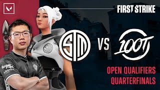 TSM vs 100T VALORANT HIGHLIGHTS First Strike Qualifier • Quarterfinals • TSM VALORANT v 100 Thieves [upl. by Nitin]