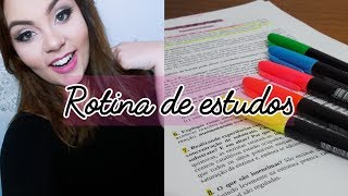 CEDERJ Minha rotina de estudo l Bruna Luna ♡ [upl. by Osman]