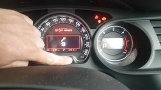 Citroen C5 2013 Service light reset [upl. by Dougie]