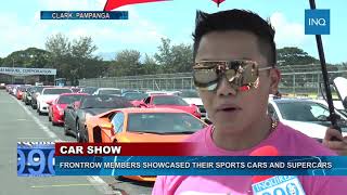 Frontrow members showcased their sports cars and supercars  Erwin Aguilon [upl. by Alam461]