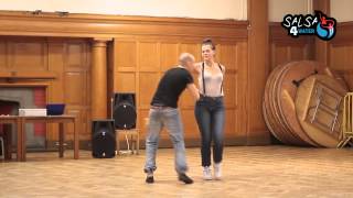 Cuban Salsa dancing Salsa4water Sam amp Krista [upl. by Leonelle626]