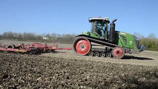 Crawler power with Fendt MT1165 amp Vaderstad NZ Aggressive Cultivator [upl. by Meeka124]