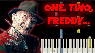 How to Play quotOne Two Freddys Coming For Youquot on Piano [upl. by Delmer557]