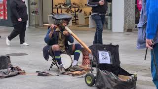 Smooth Criminal Michael Jackson On the didgeridoo and clapping sticks [upl. by Aital990]