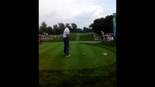 Rory Mcilroy Long drive contest snap hook Pga championship [upl. by Atlanta]