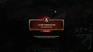 League Vanguard detects cheater and terminates ranked game [upl. by Bendix]