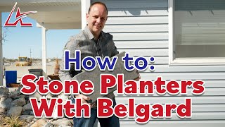 Adobe Rock Howto Make Stone Planter Boxes with Belgard [upl. by Towland]