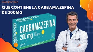 💊💉 Qué Contiene la Carbamazepina de 200 mg [upl. by Nylarac]