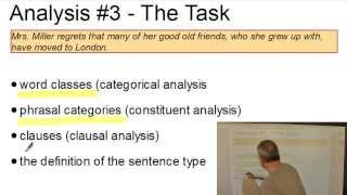 DAT212  The Formal Analysis of Sentences VLC Series 3 [upl. by Eckardt392]