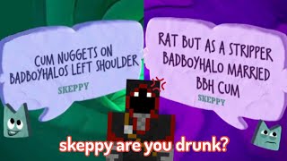 Skeppy MAKES SUS SKEPHALO Jokes While BadBoyHalo Gets ANGRY [upl. by Susy288]