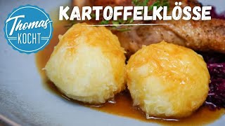 Kartoffelklöße selber machen  aus rohen Kartoffeln [upl. by Ansaev]