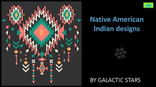 Native American Indian designs 5 [upl. by Doownel]