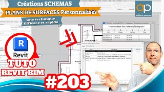 Plans de Surfaces  Schémas REVIT  tuto gratuit pour apprendre REVIT en Français [upl. by Caressa]