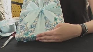 How To Wrap A Box Shaped Gift [upl. by Suoicul]