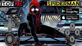 All Spiderman Games For Android 2024 l Top 20 New Spiderman Games For Android 2024 l OneOnGamer [upl. by Grim]