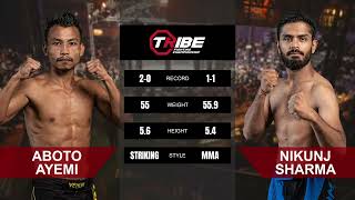 ABOTO VS NIKUNJ  CO MAIN EVENT  Full Fight  Tribe FC 1 [upl. by Oisangi]