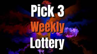 Pick 3 Weekly Lottery Number Suggestions  October 8 to October 14 [upl. by Yrotciv]