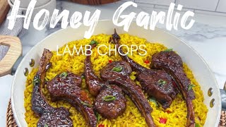 The Best Honey Garlic Lamb Chops  Lamb Chops Recipe  FRUGALLYT [upl. by Seldan]