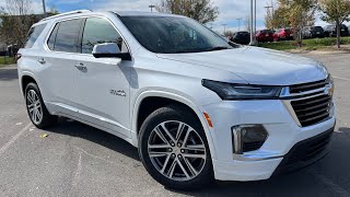 2023 Chevrolet Traverse High Country 36 AWD POV Test Drive amp Review [upl. by Mandel]