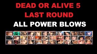 DEAD OR ALIVE 5 LR  All Power Blows [upl. by Nivrac]