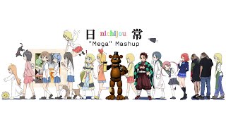 Nichijou My Ordinary Mashup Hyadain no Kakakata KataomoiC quotMegaquot Mashup [upl. by Cara513]