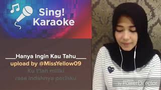 hanya ingin kau tahu republik 2019 duet karaoke bersama nenk cantik [upl. by Painter]