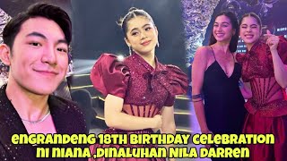 18TH BIRTHDAY NI NIANA GUERRERO DINALUHAN NILA DARREN ESPANTO ZEINAB AT IBA PANG MGA SIKAT [upl. by Mendelson]