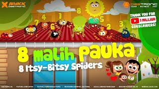 1 MALI PAUK  8 ITSY BITSY SPIDER  Nursery Rhymes Remix by Nykk Deetronic [upl. by Nesnar]