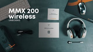 beyerdynamic  MMX 200 wireless  Unboxing [upl. by Siuqcram]