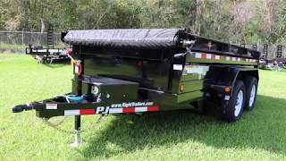 6x12 PJ Trailers  Dump Trailer [upl. by Rabbi]