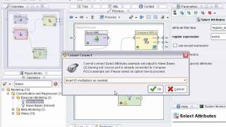 Data Visualisation  ROC and Lift Chart  Part 1 using RapidMiner [upl. by Seyah]