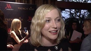 Georgina Haig INTERVIEW quotFrench Kissquot Short Film World Premiere Red Carpet [upl. by Ydnab963]