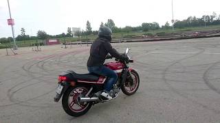 Yamaha XZ 550 practice run [upl. by Maxima]