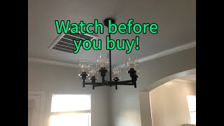 Farmhouse 6Light Chandelier Review [upl. by Bertie961]