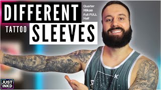 The Different Types Of TATTOO SLEEVES  Which one is the best [upl. by Ellekram]