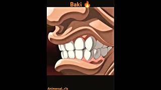 Baki Anger 🔥😡  Baki Hanma  anime baki hanma bakihanma trending viral gojo naruto [upl. by Konstantine]