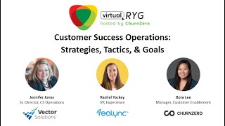 Customer Success Operations Strategies Tactics amp Goals [upl. by Aleydis]