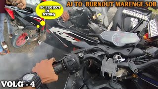 ðŸ•‰ðŸš©Ram Mandir Jakar BurnoutðŸ”¥ k Upar Burnout ðŸ”¥Maar Diya  Bikers Ka Rola In Ram mandir ðŸ”¥ðŸ¥µ [upl. by Pellikka]