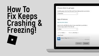 How to Fix Roblox Keeps Crashing amp Freezing Windows easy [upl. by Given]
