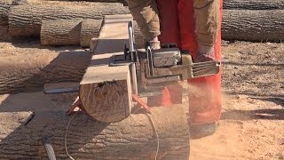 Logosol Timberjig Review 36  Chainsaw Milling Cherry [upl. by Chura767]