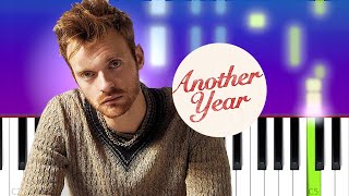 FINNEAS  Another Year Piano Tutorial [upl. by Arika80]