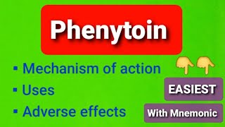 Phenytoin drug MOAUsesside effects [upl. by Aelanna]