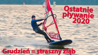 28122020 nad Zegrzem  Windsurfing Slalom  Wojtek Brzozowski [upl. by Evelc]