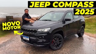 JEEP COMPASS 2025 COM MOTOR DE WRANGLER Vale a pena [upl. by Waterman]