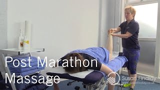 Sports Massage Therapy  Post Marathon Massage  Massage Monday [upl. by Oiramrej]