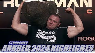 MATEUSZ KIELISZKOWSKI amp OSKAR ZIOLKOWSKI AT ARNOLD STRONGMAN 2024 [upl. by Marilou]