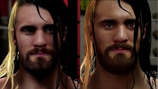 WWE 2K15 vs WWE 2K16  Graphical Comparison [upl. by Serrell]