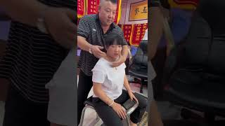 Neck pain asmr feed relax massage tattoo skincare [upl. by Rases]