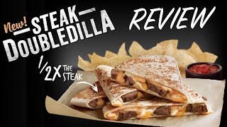 Taco Bell Steak Doubledilla amp Diablo Sauce Review [upl. by Trueman105]