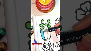 ASMR Sketchbook Coloring for Relaxation  Chill amp Fill Daily [upl. by Meluhs154]